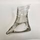 Large mid-century French crystal centrepiece class bowl