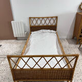 Lit rotin 1 place vintage