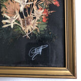 Natural flowers frame