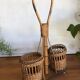 Wicker bottle holder