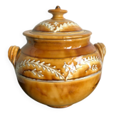 Soupière en terre cuite émaillée