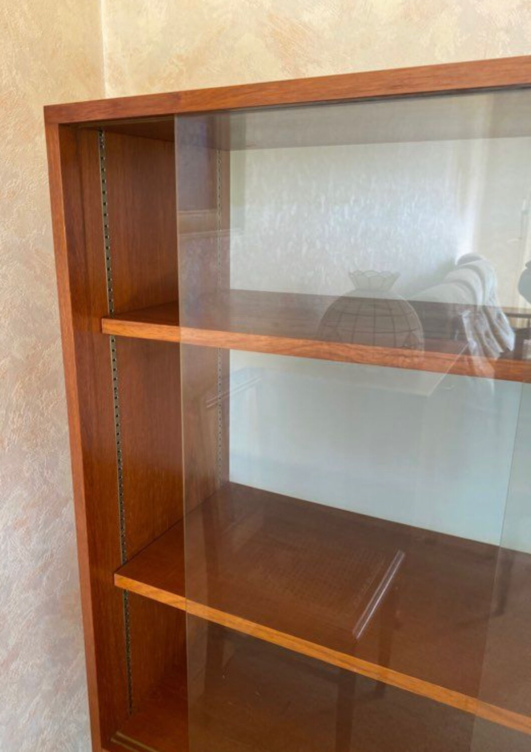 Glass library in Scandinavian style