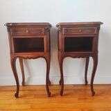 Pair of stylish bedside tables