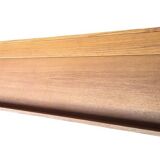 Extra long floating sideboard / wall shelf in teak 210 cm, Denmark 1960s