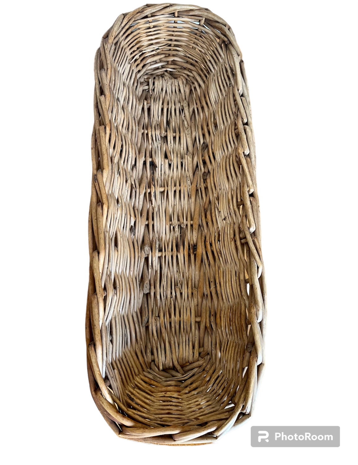 Vintage bread basket or croissant basket