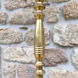 Tripod golden floor lamp