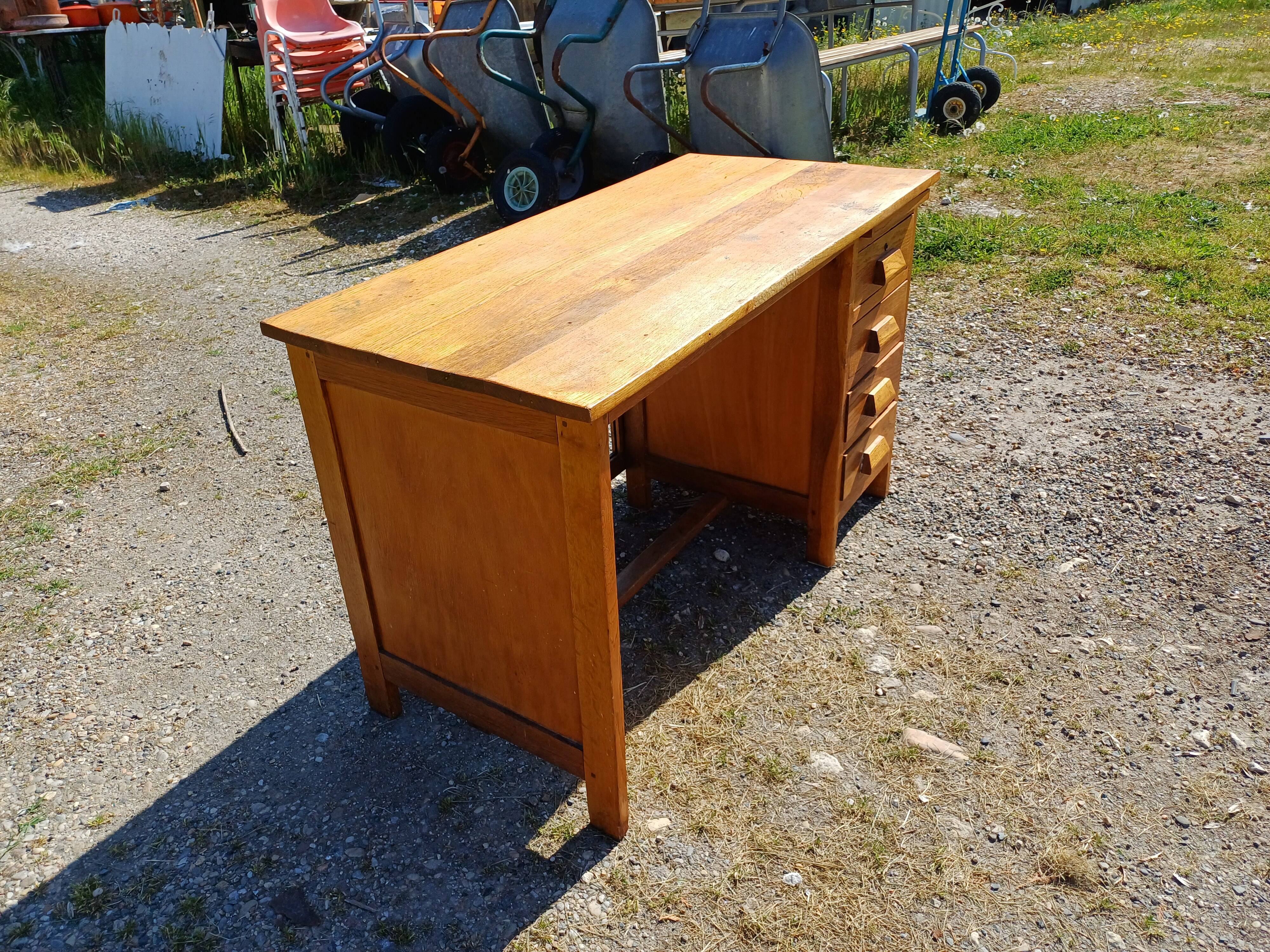 Oak Wood Desk from the 1930s