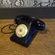 Vintage bakelite rotary telephone