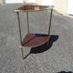 Table d'appoint encoignure formica vintage