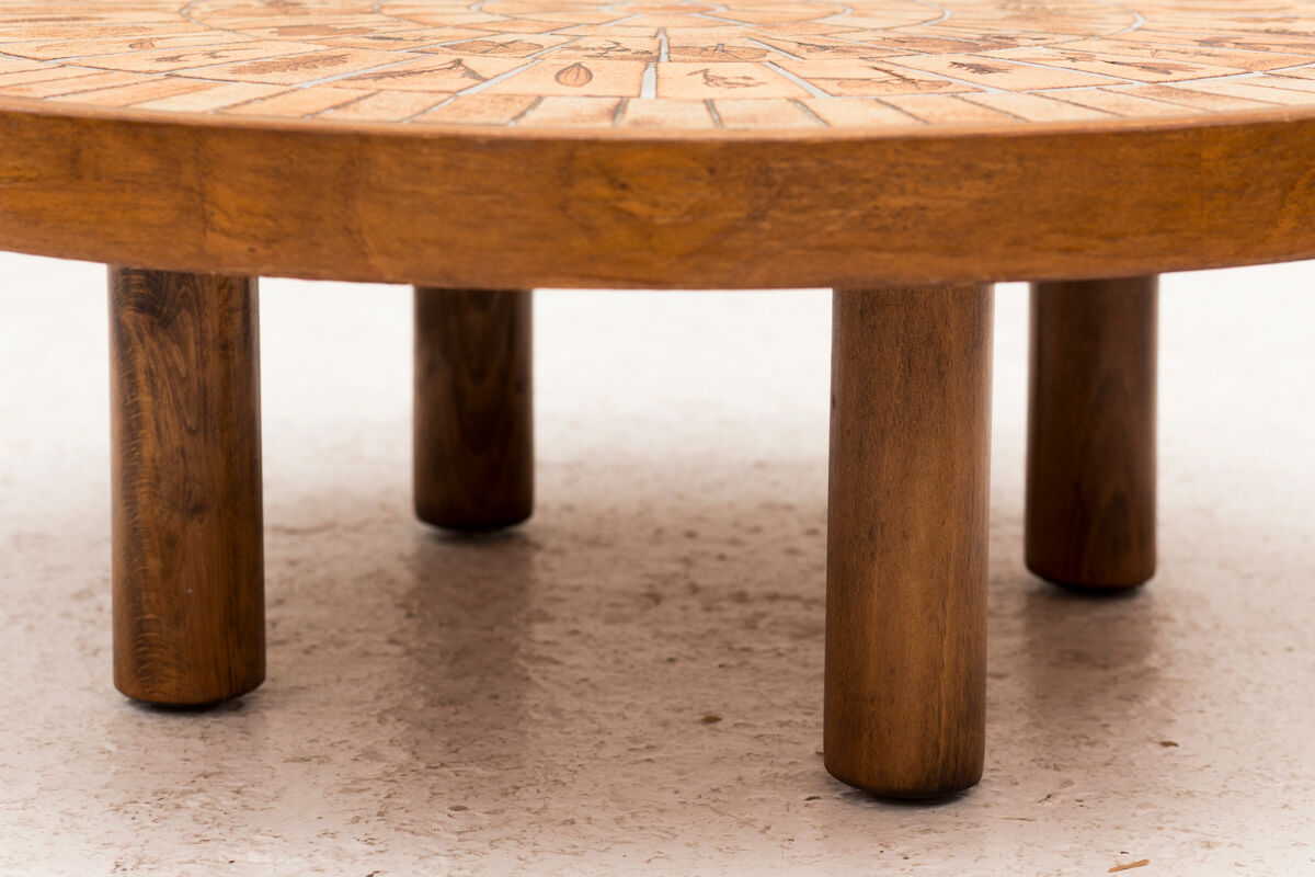 Coffee table by Roger Capron, France, 1970