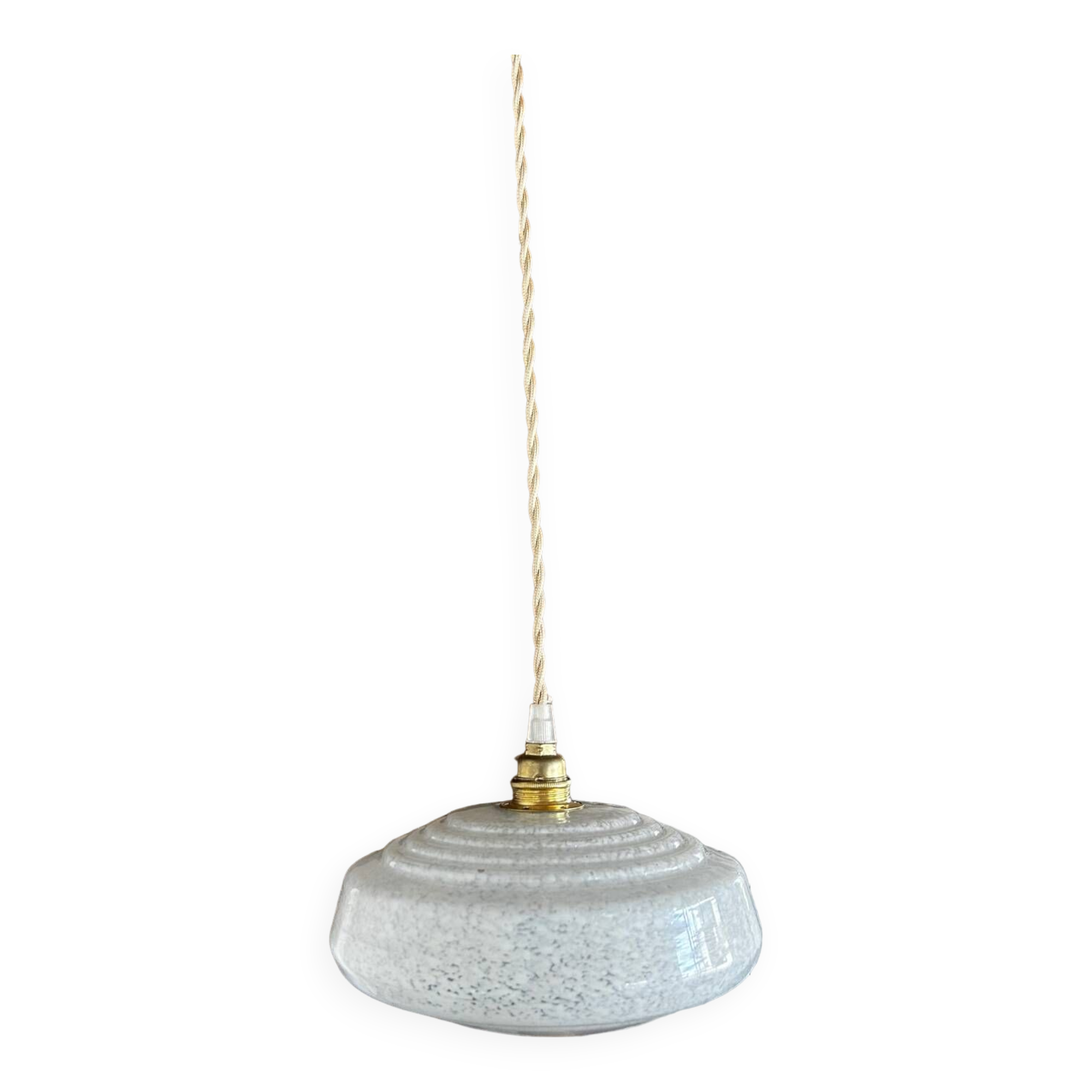 Modern antique globe pendant light