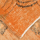 Orange wool turkish rug 299x178cm
