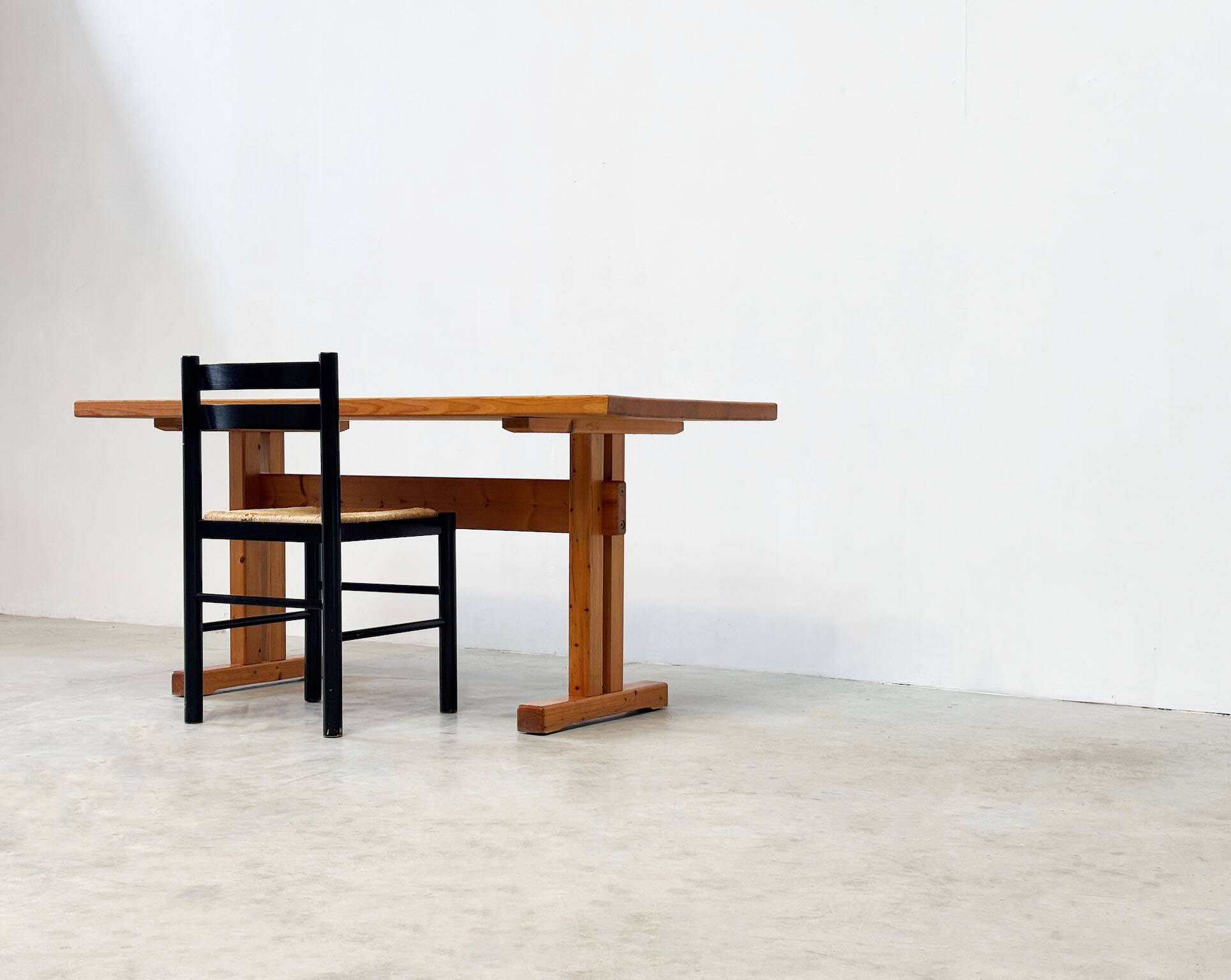 Les Arcs Dining table or desk by Charlotte Perriand