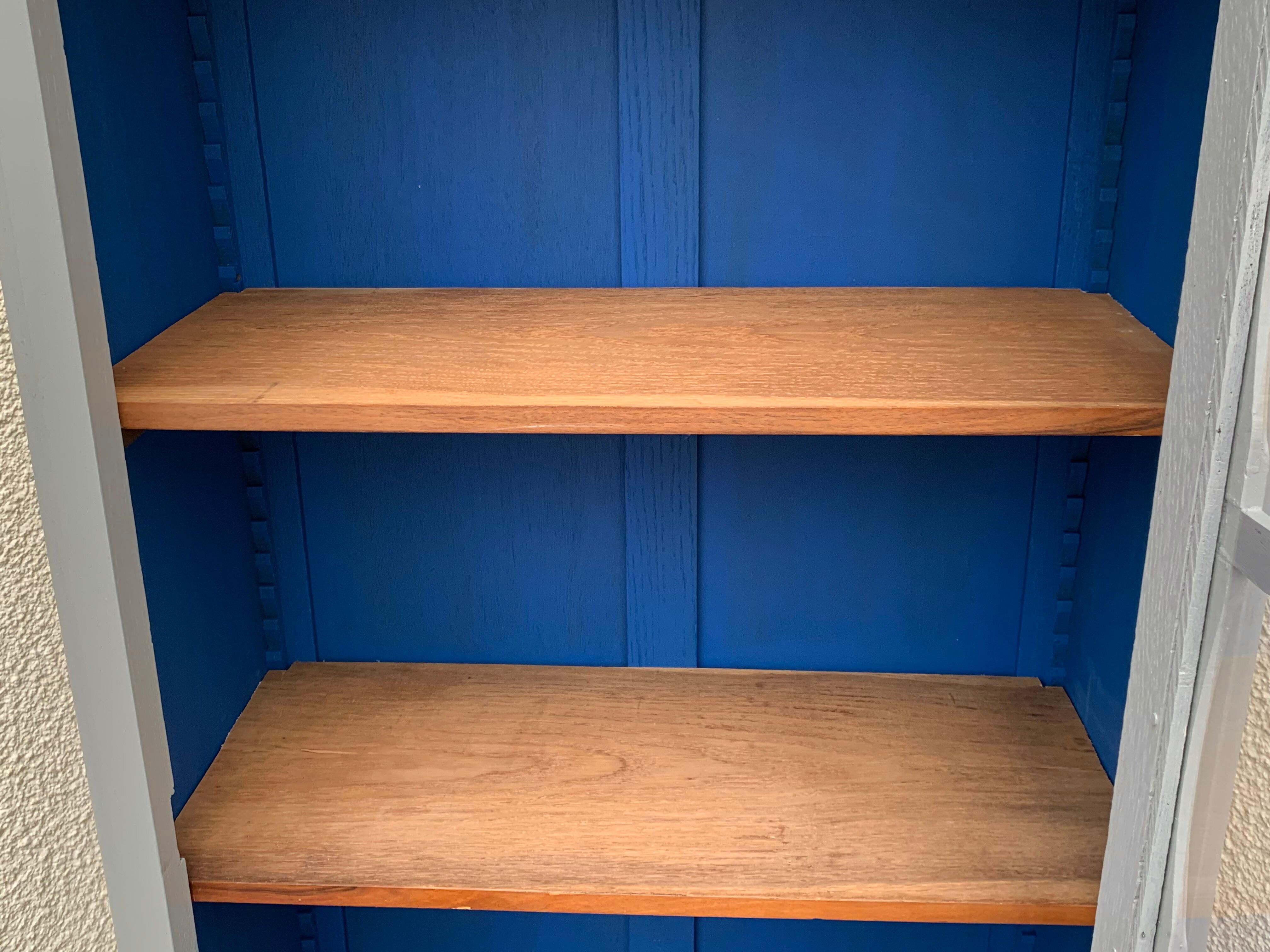 1930s Parisian glass-fronted wardrobe