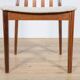 Mid-century teak and fabric dining chairs by Leslie Dandy for G-Plan.