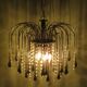 Italian Murano glass waterfall chandelier 1960