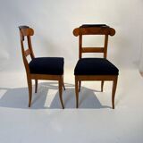 Biedermeier Chairs in Cherry Wood, Germany, 1830s, Set of 5