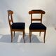 Biedermeier Chairs in Cherry Wood, Germany, 1830s, Set of 5