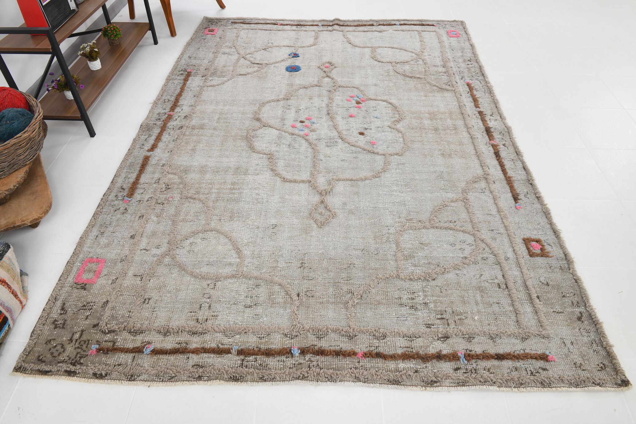 High pille wool turkish rug, 293x209cm