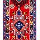 Handmade antique oriental red runner rug 80 cm x 402 cm