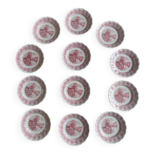 12 assiettes à dessert