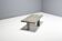 1970s Faux Crocodile Skin and Marble Coffee Table