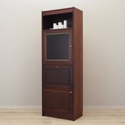 Vitrine en acajou, design danois, années 1970, production : Danemark