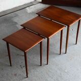 Set of 3 nesting tables, Danish design