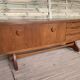 Scandinavian-style english line in teak