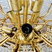 Crystal Glass Chandelier by Palwa