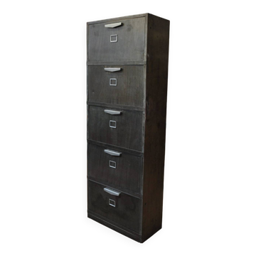 1960s 5-flap rocking cabinet