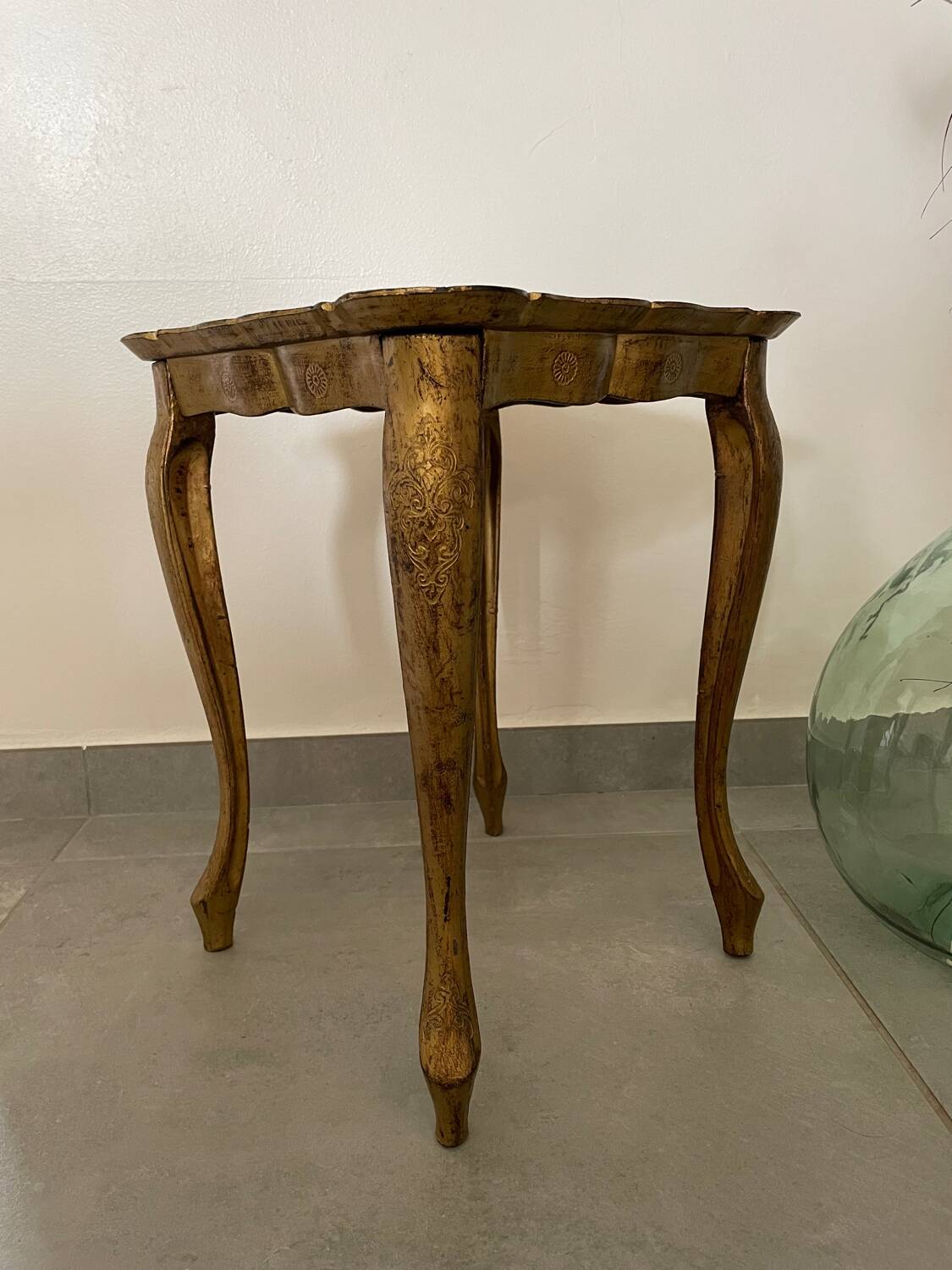 Vintage Florentine side table