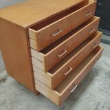 Vintage four-drawer chest of drawers circa 1960