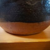 Yves Mohy, pyrite stoneware pitcher, La Borne, France, 1950s