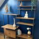 Etagère scandinave vintage modulable, années 60