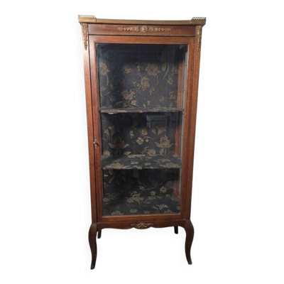Bibliothèque ancienne style Louis XV en acajou