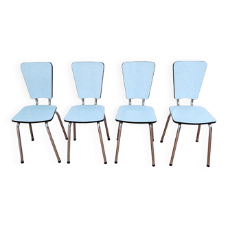 Lot de 4 chaises en formica