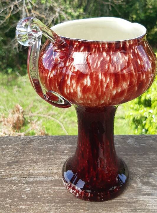 Vintage opaline vase from Florence