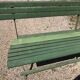 Banc de jardin pliant 1900 vert