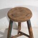 Ancien tabouret patiné bleu ciel (c.1900)