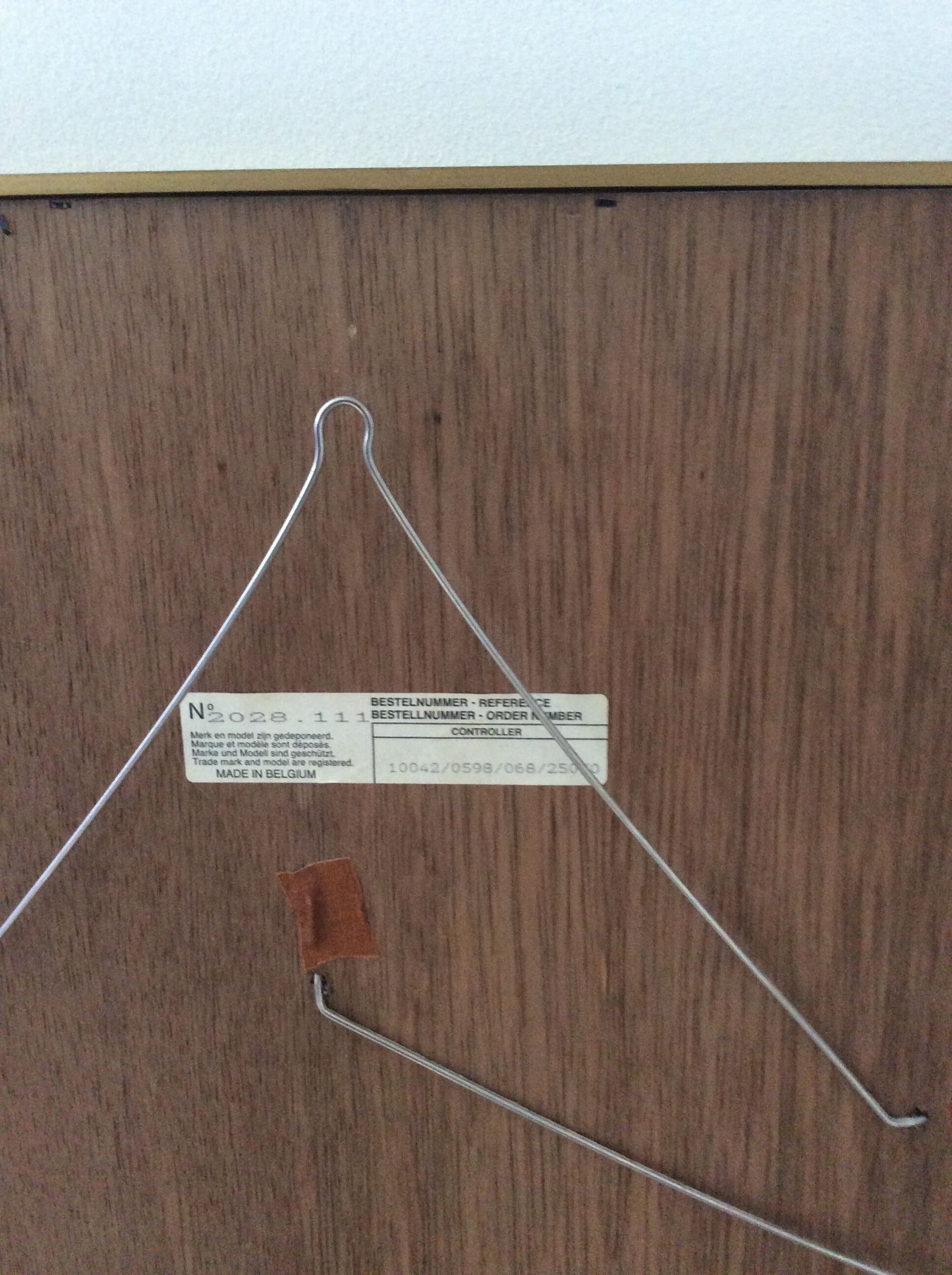 Mirror with parcloses of the 60s and 70s - 106x48cm