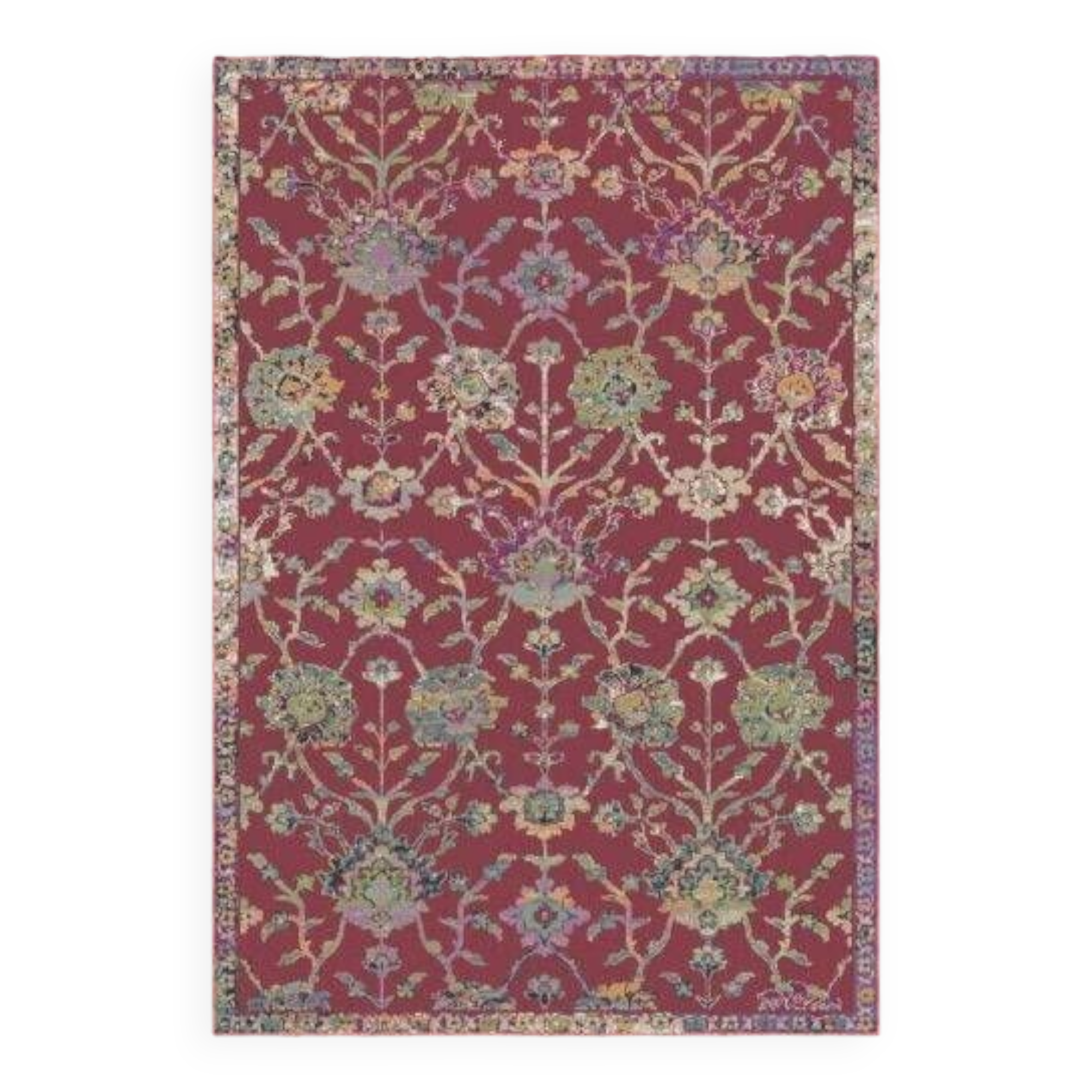 Floral floral home rug