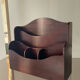 Vintage wooden sorter mail rack 70s