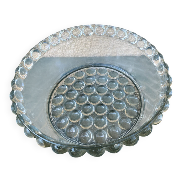Sublime Coupe en Verre Moulé - Style ''Bubble'' Vintage