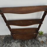 Hanging wood shelf
