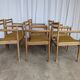 Set of 6 Mid Century STOL Kamnik Armchairs / Yugoslav Vintage Dining Chair