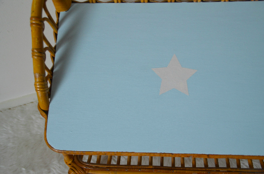 Rattan bedside table 50/60