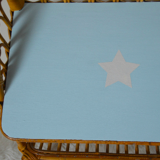 Rattan bedside table 50/60