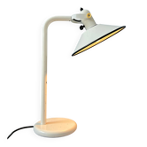 Lampe de bureau Anvia blanche - lampe de table mid-century - lampe de bureau vintage
