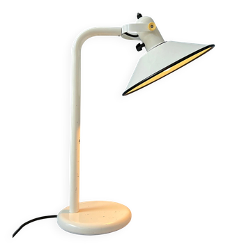 Anvia white desk lamp - mid-century table lamp - vintage desk lamp